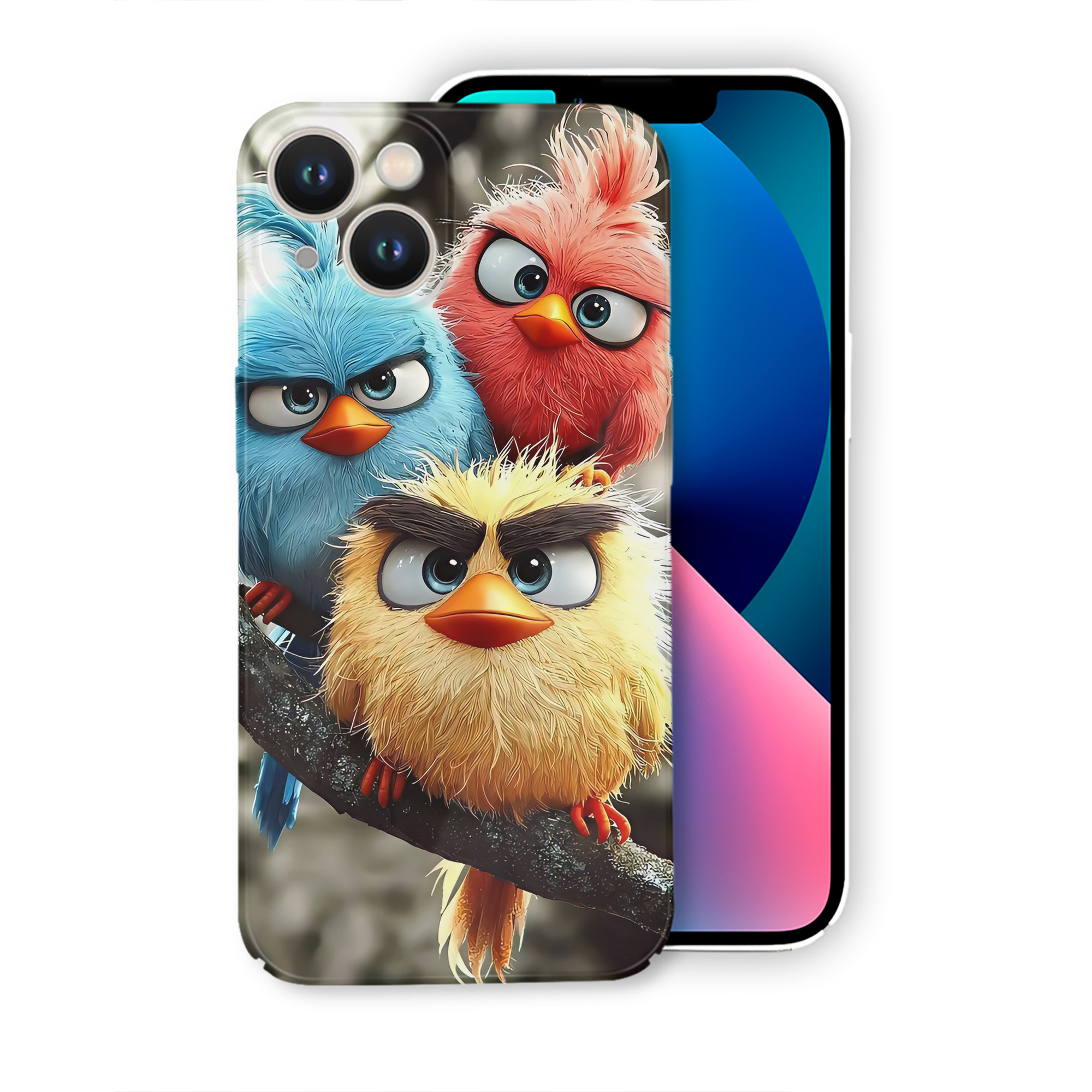 （画像用） Angry Birds アングリーバード 【iPhone 14シリーズ対応】ハードケース