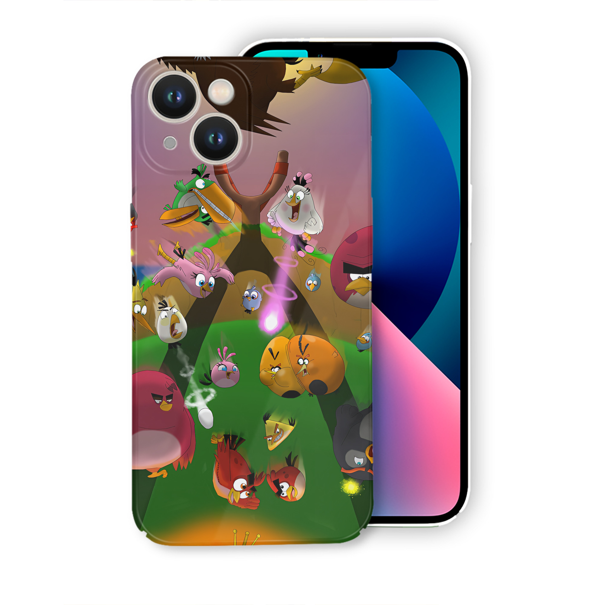 （画像用） Angry Birds アングリーバード 【iPhone 14シリーズ対応】ハードケース