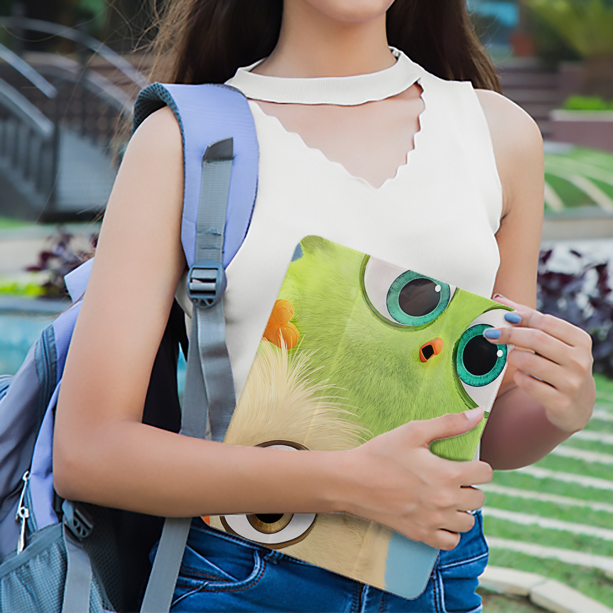 Angry Birds アングリーバード IPad ケース ペン収納付き 三つ折りスタンド PUレザー×シリコン 対応機種9.5/10.5/10.9インチ