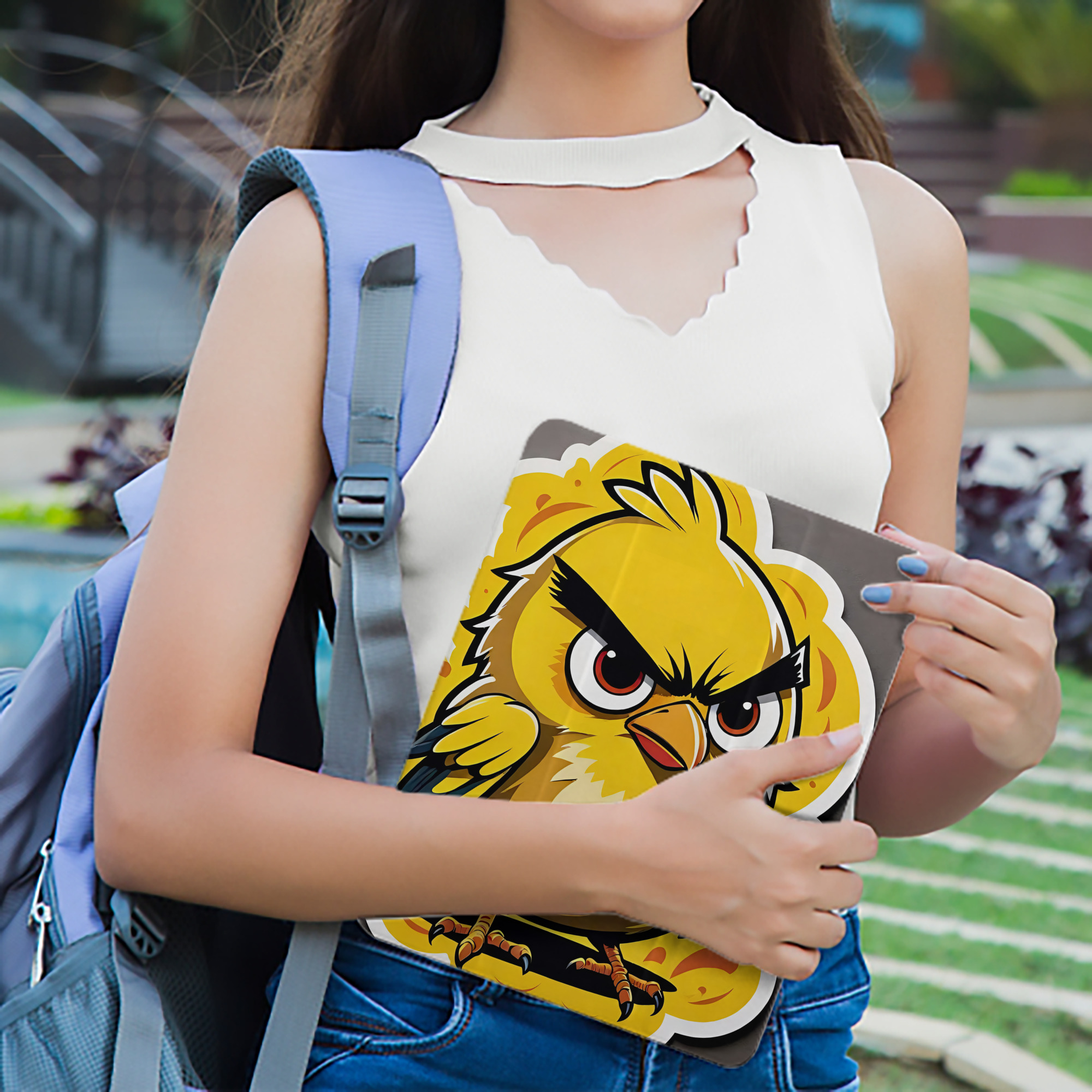 Angry Birds アングリーバード IPad ケース ペン収納付き 三つ折りスタンド PUレザー×シリコン 対応機種9.5/10.5/10.9インチ