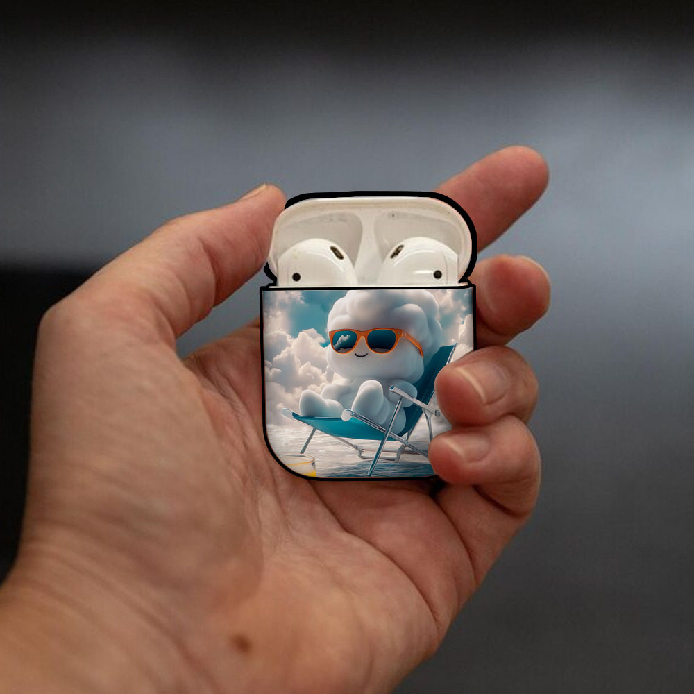 Angry Birds アングリーバード AirPods 第2世代保護ケース ハードシェル ブラック 耐衝撃・防指紋・カラビナ付き