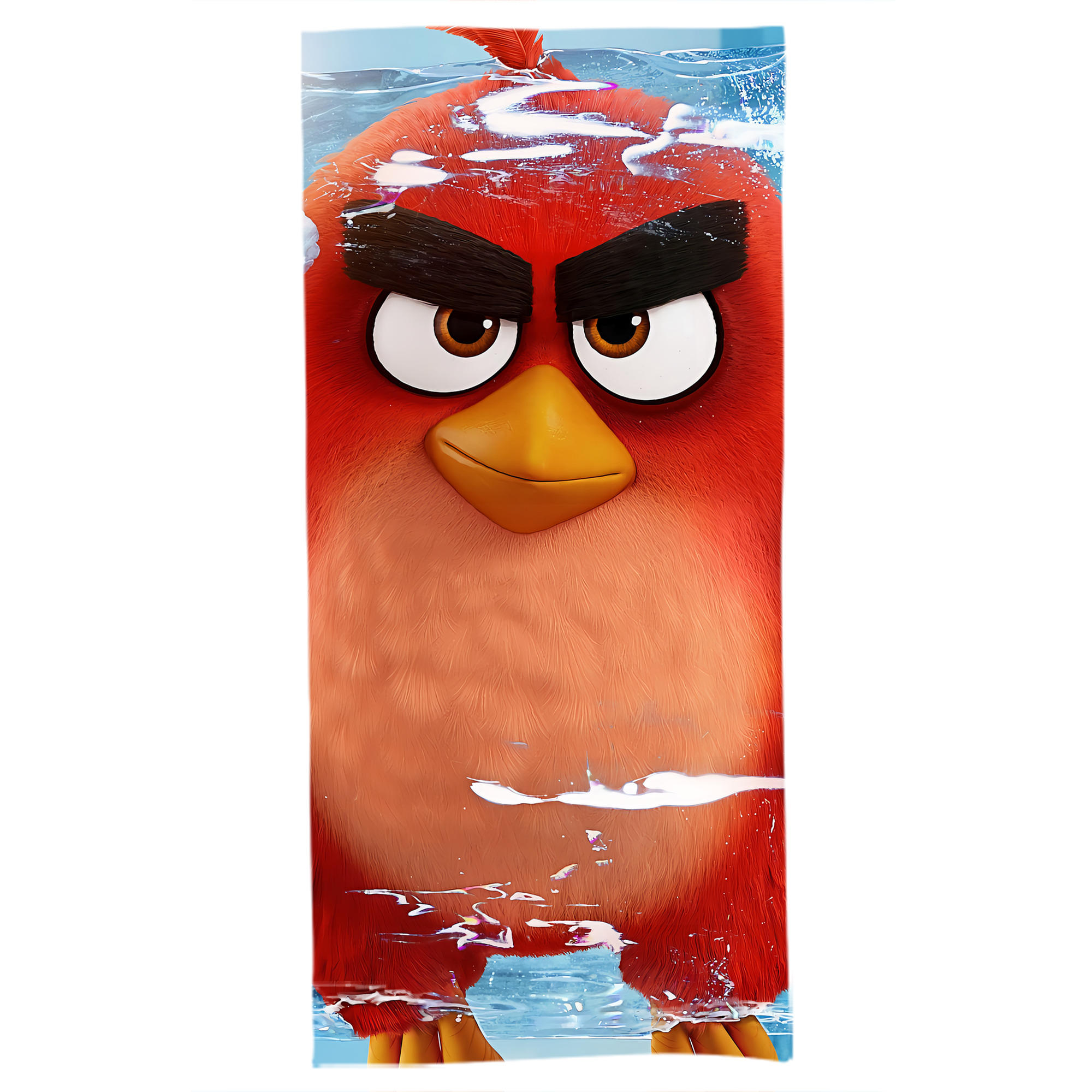 （画像用） Angry Birds アングリーバード 大判バスタオル 70×140cm 吸水速乾 柔らかい肌触り