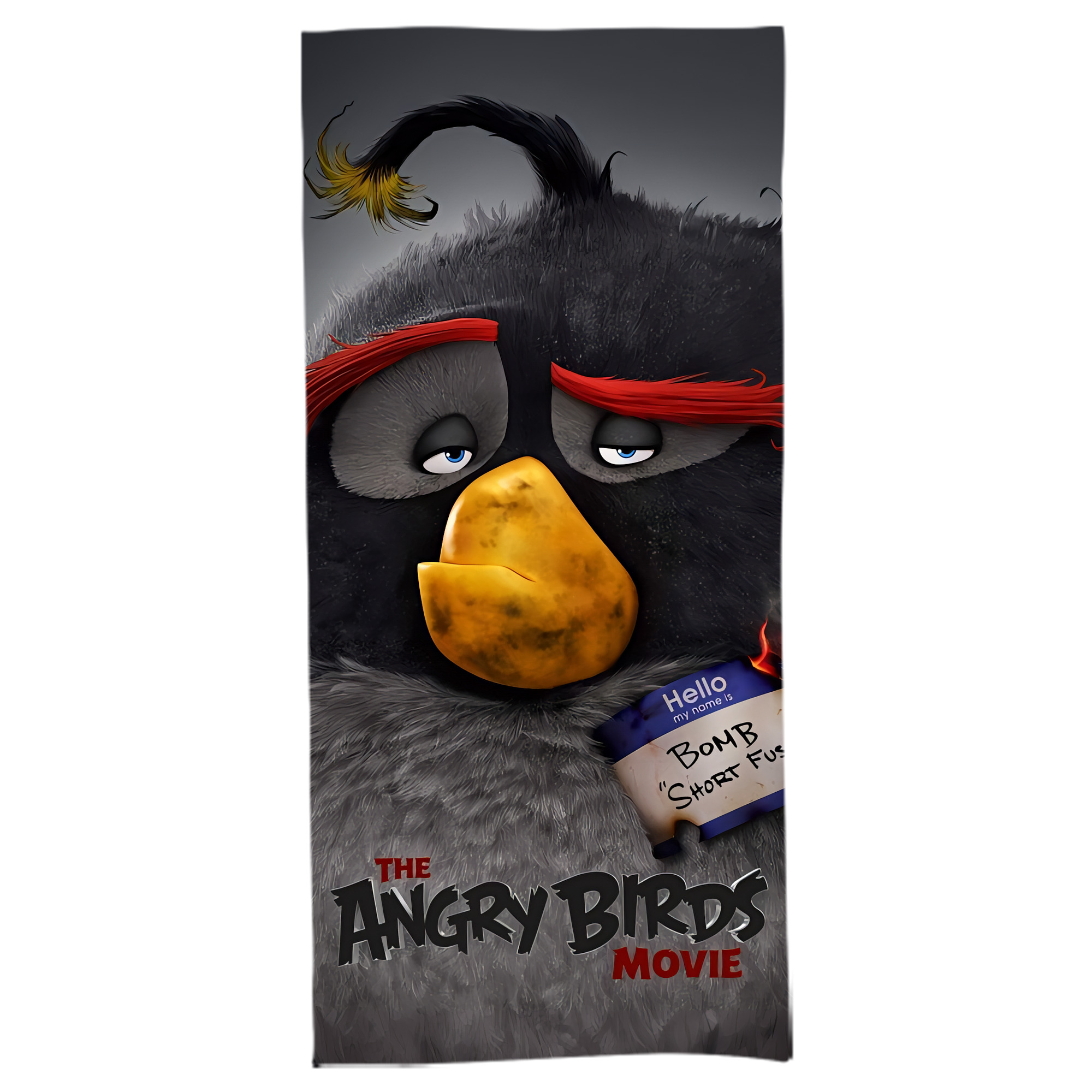 （画像用） Angry Birds アングリーバード 大判バスタオル 70×140cm 吸水速乾 柔らかい肌触り
