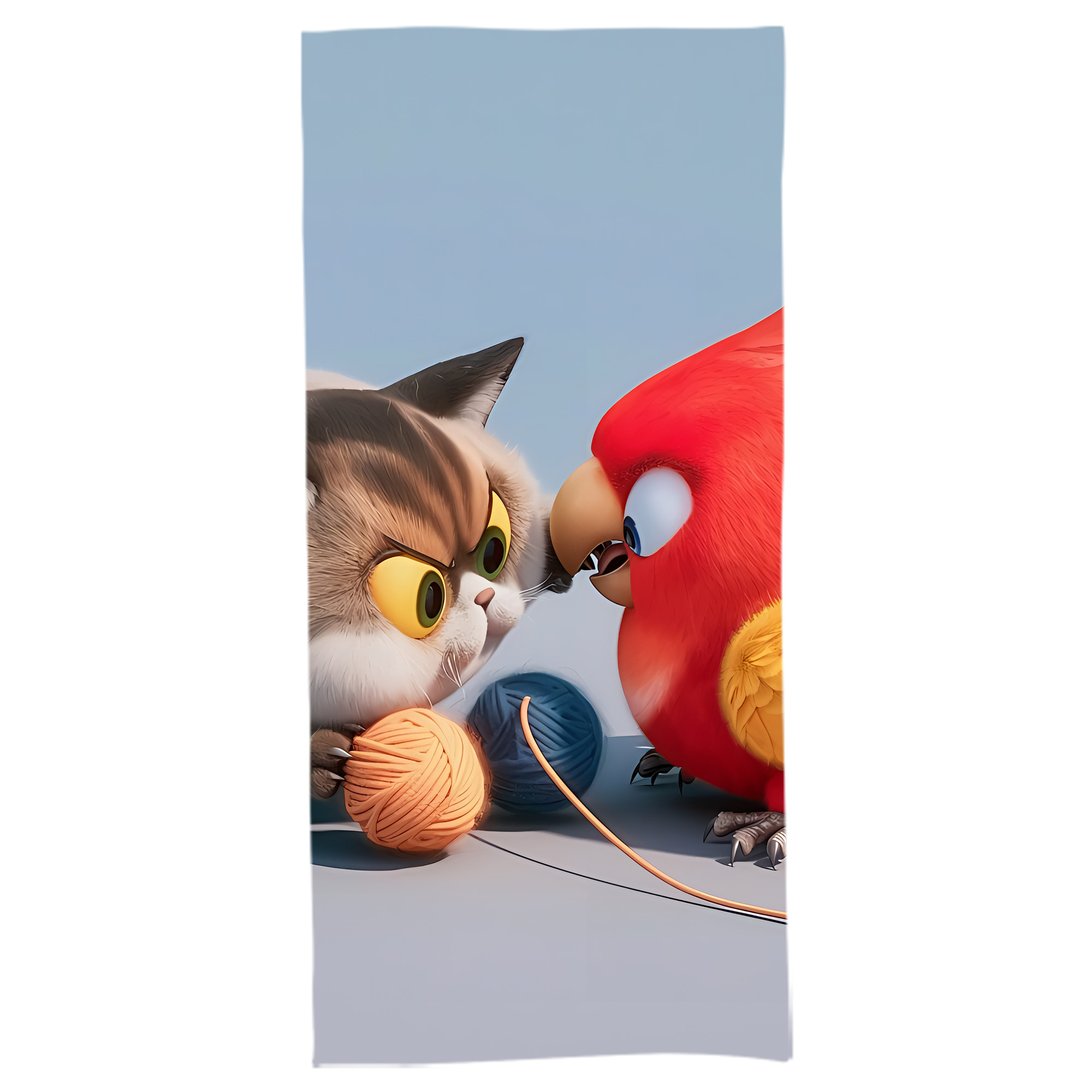（画像用） Angry Birds アングリーバード 大判バスタオル 70×140cm 吸水速乾 柔らかい肌触り