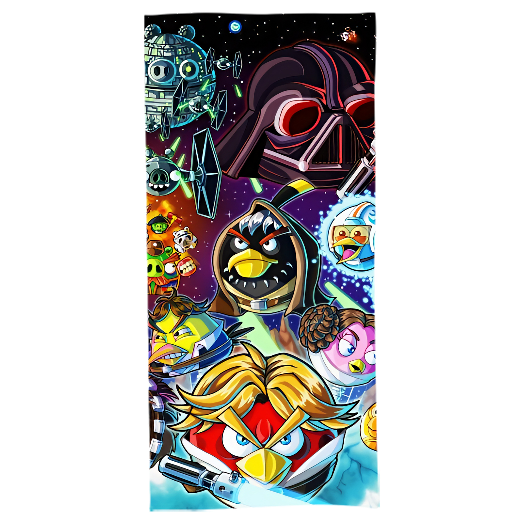（画像用） Angry Birds アングリーバード 大判バスタオル 70×140cm 吸水速乾 柔らかい肌触り