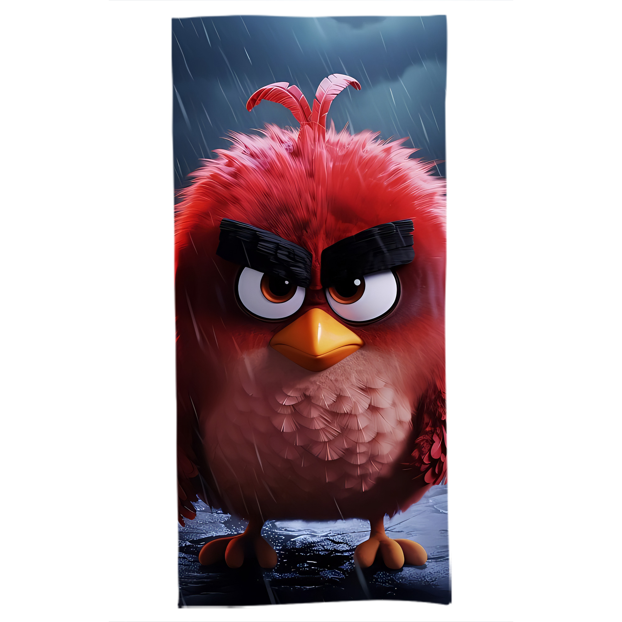 （画像用） Angry Birds アングリーバード 大判バスタオル 70×140cm 吸水速乾 柔らかい肌触り