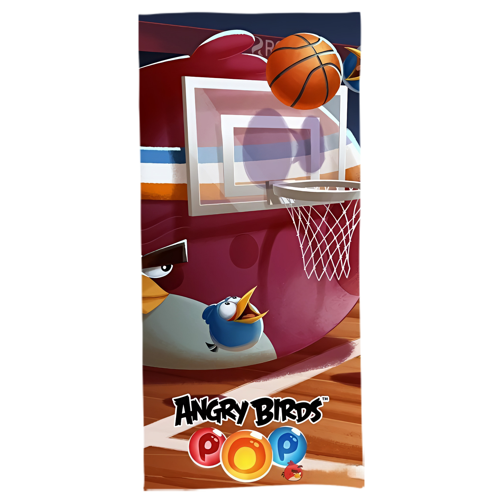 （画像用） Angry Birds アングリーバード 大判バスタオル 70×140cm 吸水速乾 柔らかい肌触り