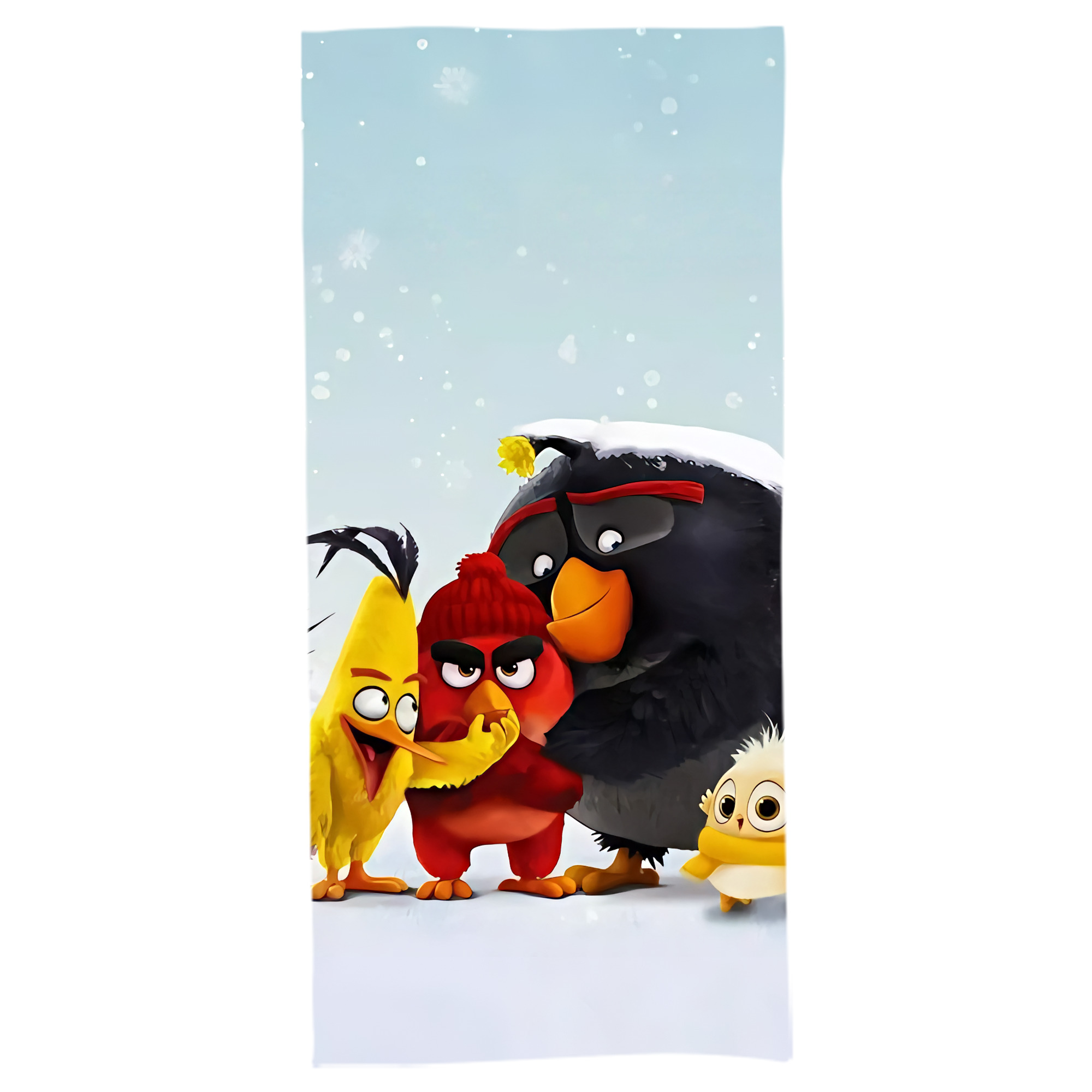 （画像用） Angry Birds アングリーバード 大判バスタオル 70×140cm 吸水速乾 柔らかい肌触り