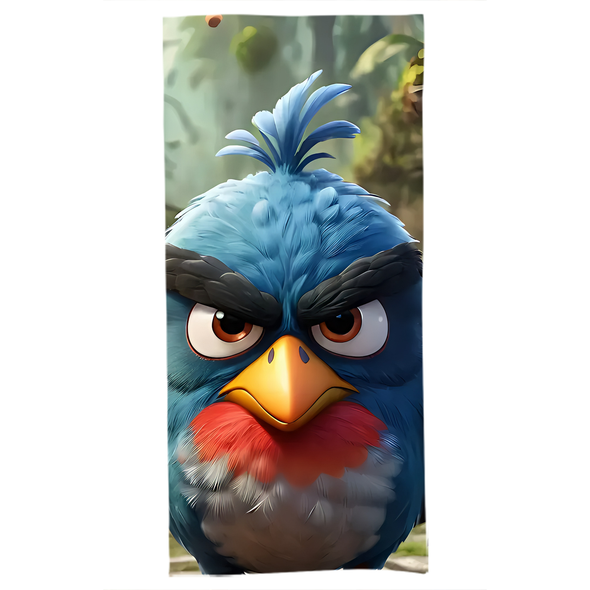 （画像用） Angry Birds アングリーバード 大判バスタオル 70×140cm 吸水速乾 柔らかい肌触り