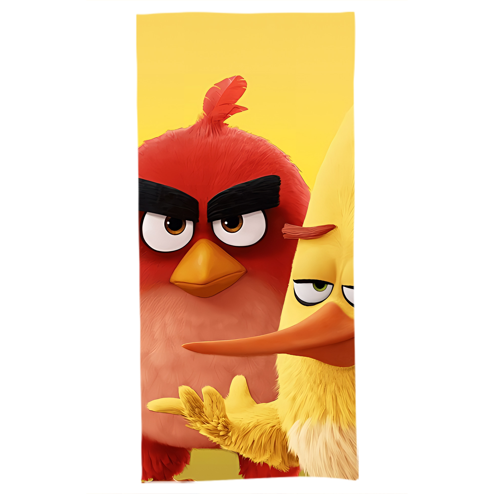 （画像用） Angry Birds アングリーバード 大判バスタオル 70×140cm 吸水速乾 柔らかい肌触り