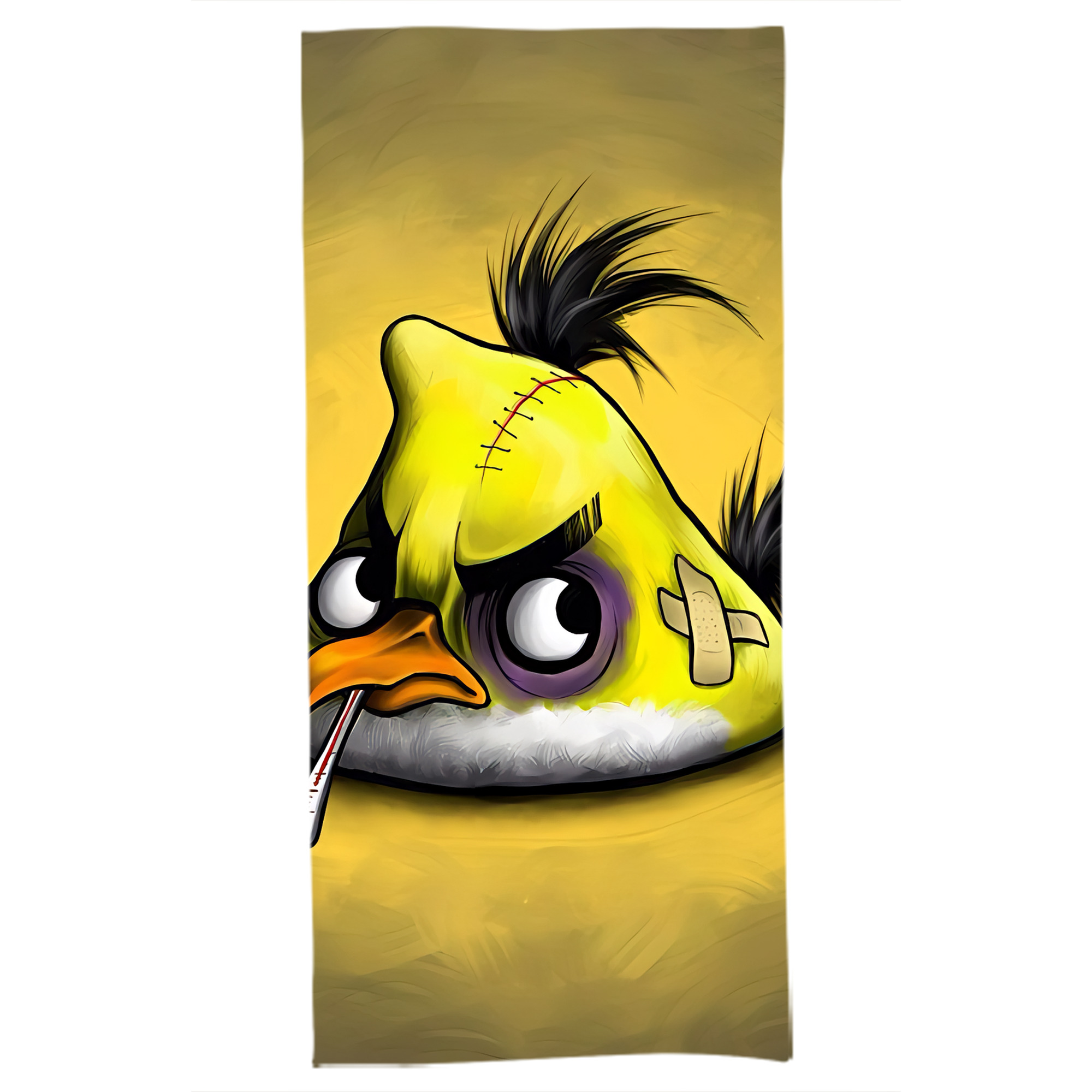 （画像用） Angry Birds アングリーバード 大判バスタオル 70×140cm 吸水速乾 柔らかい肌触り