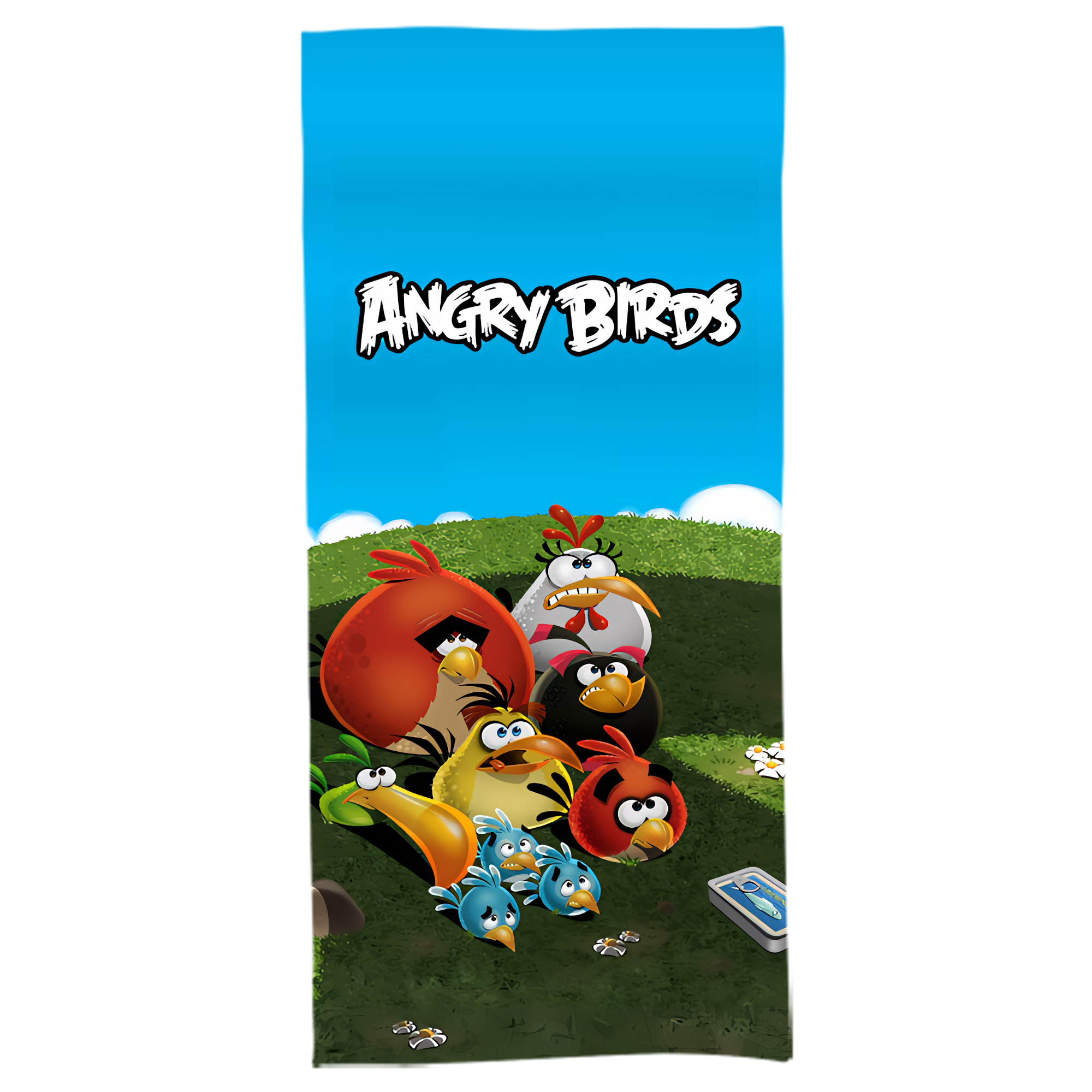（画像用） Angry Birds アングリーバード 大判バスタオル 70×140cm 吸水速乾 柔らかい肌触り