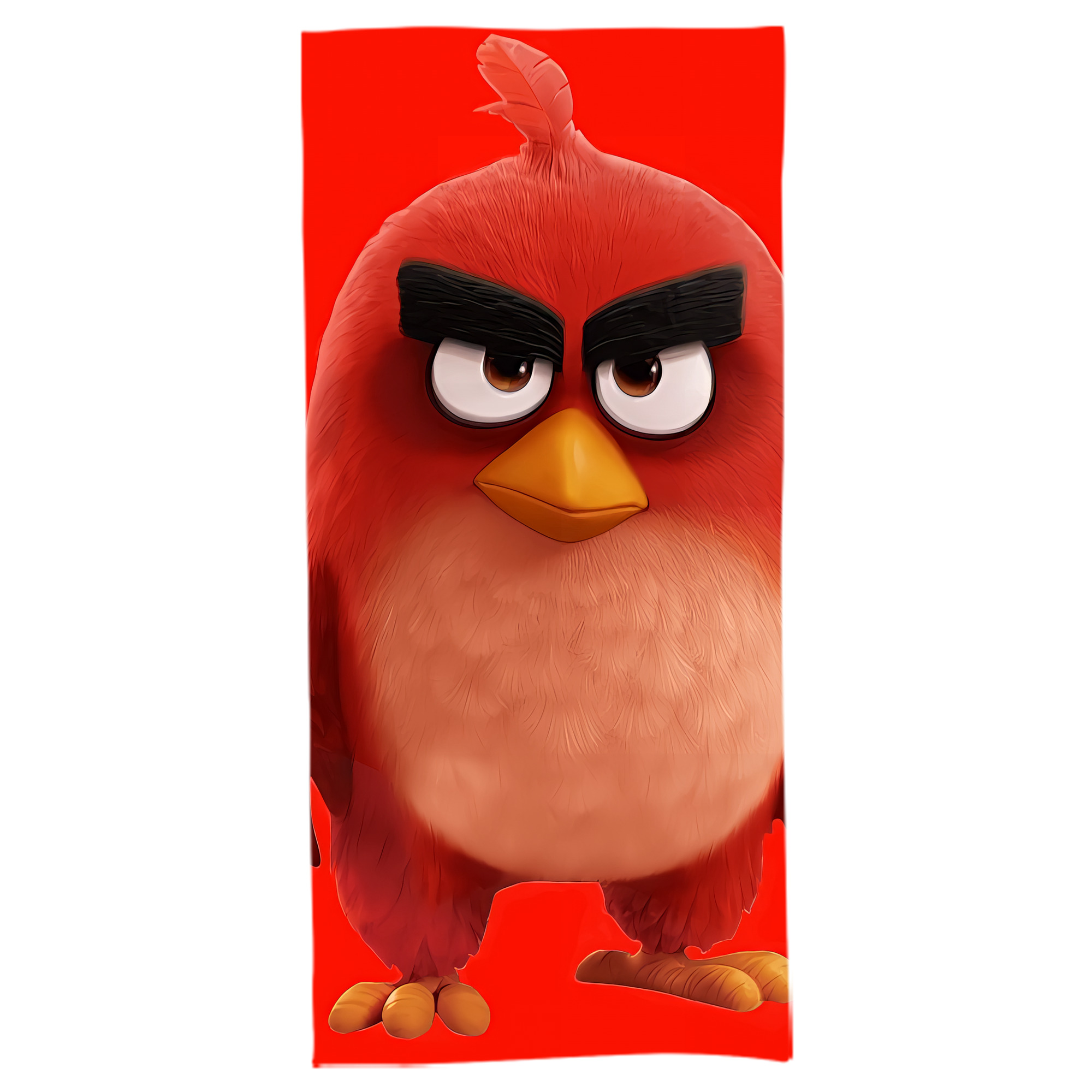 （画像用） Angry Birds アングリーバード 大判バスタオル 70×140cm 吸水速乾 柔らかい肌触り