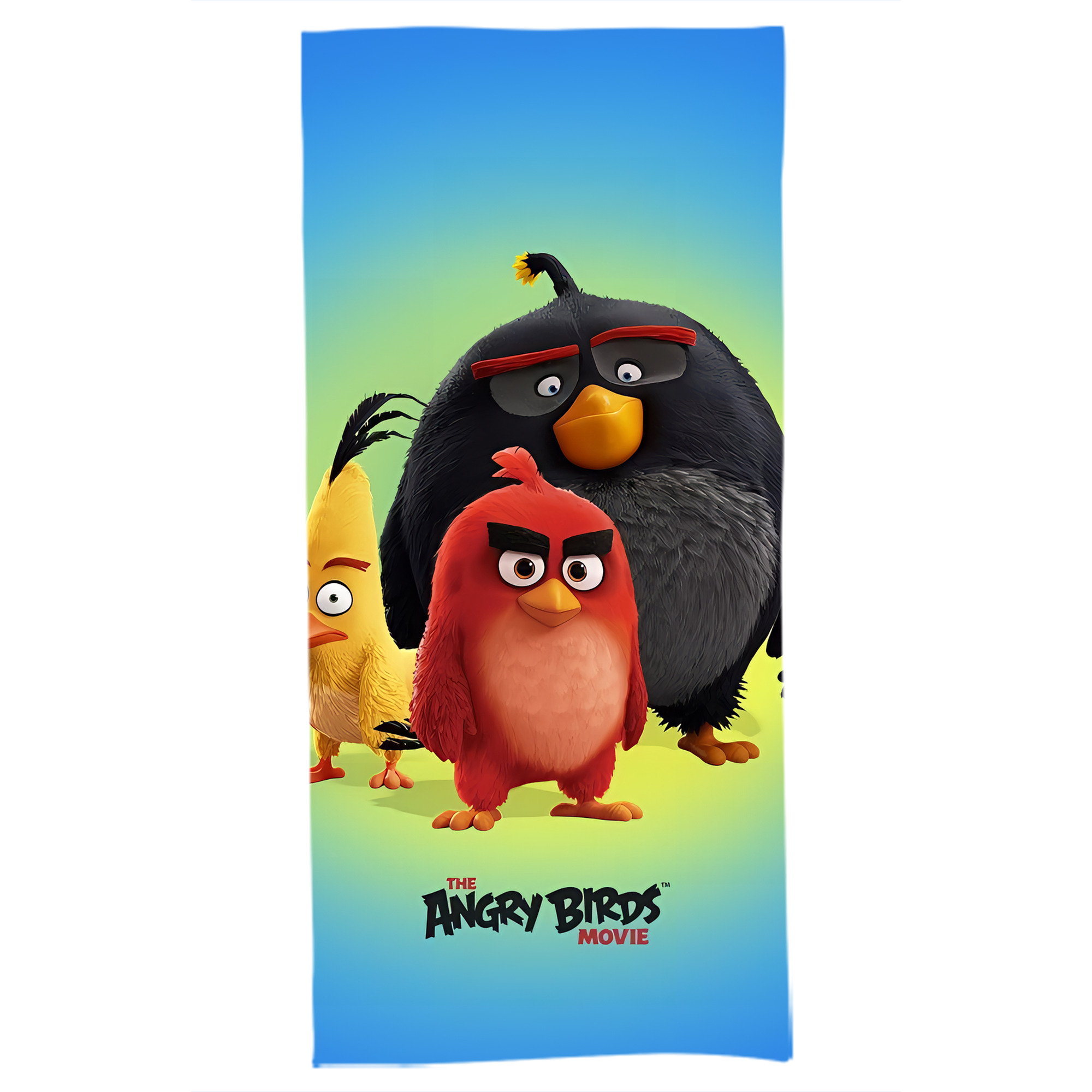 （画像用） Angry Birds アングリーバード 大判バスタオル 70×140cm 吸水速乾 柔らかい肌触り