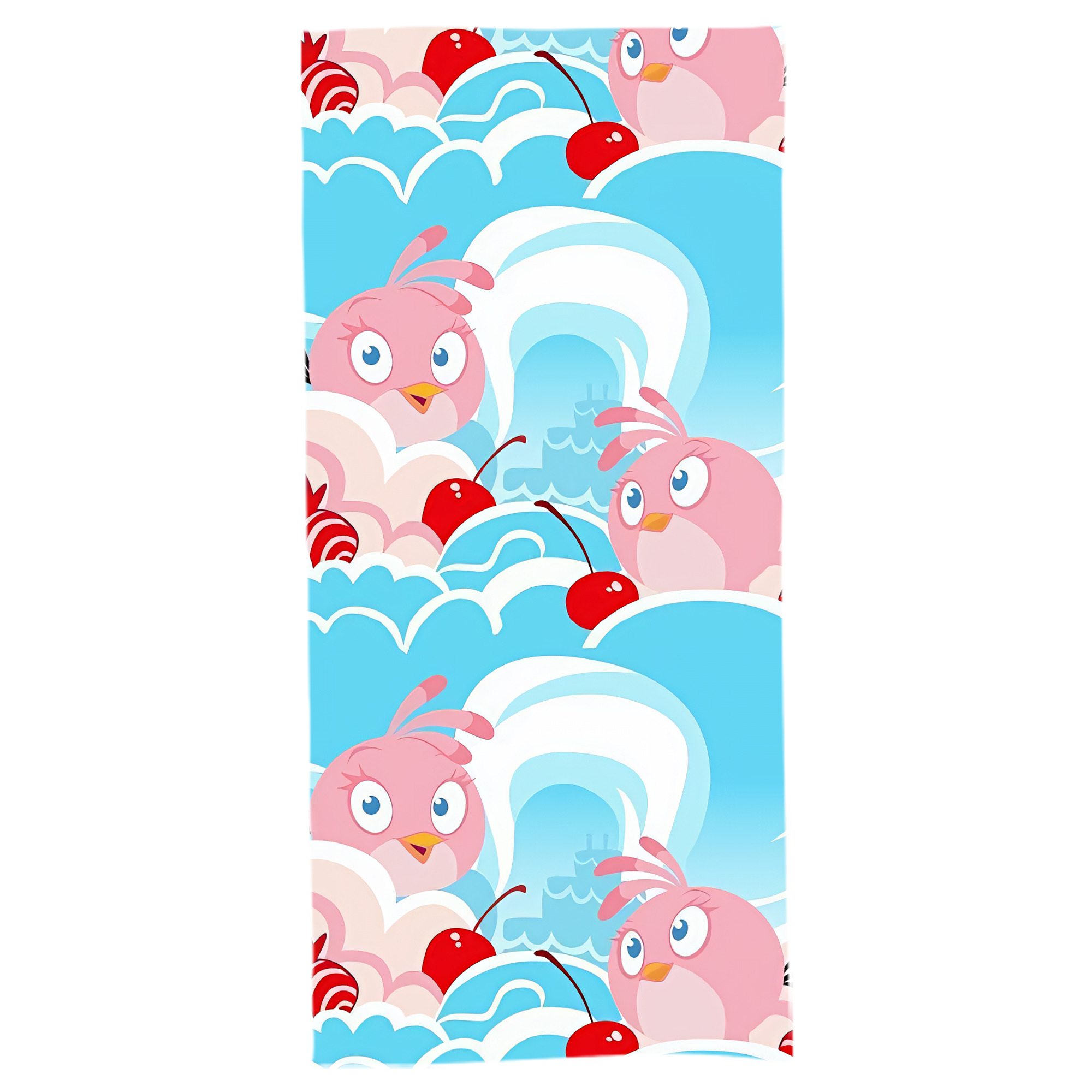 （画像用） Angry Birds アングリーバード 大判バスタオル 70×140cm 吸水速乾 柔らかい肌触り