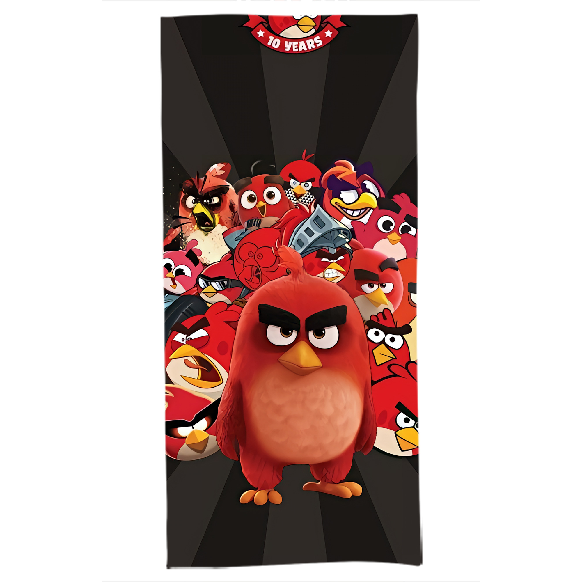 （画像用） Angry Birds アングリーバード 大判バスタオル 70×140cm 吸水速乾 柔らかい肌触り