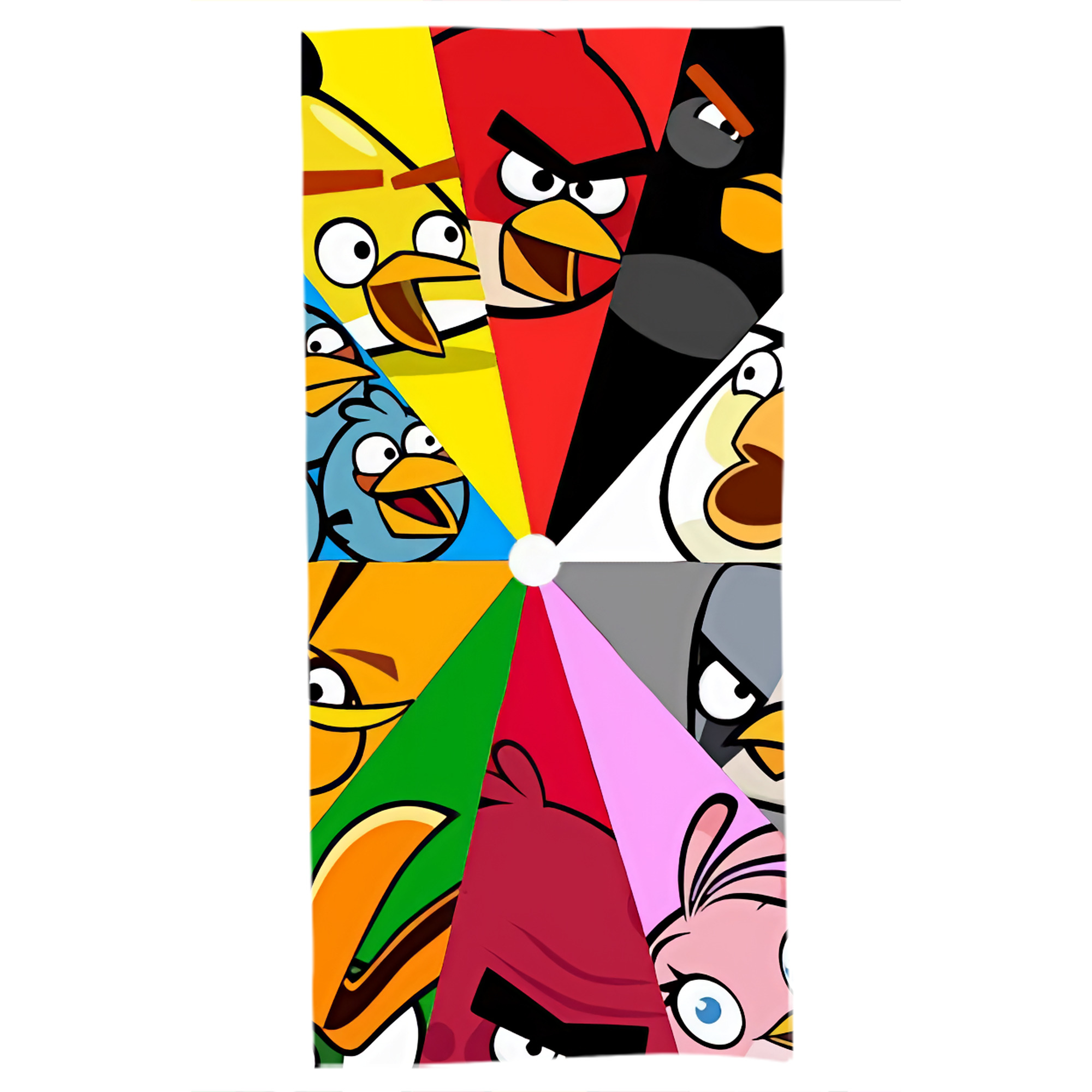 （画像用） Angry Birds アングリーバード 大判バスタオル 70×140cm 吸水速乾 柔らかい肌触り
