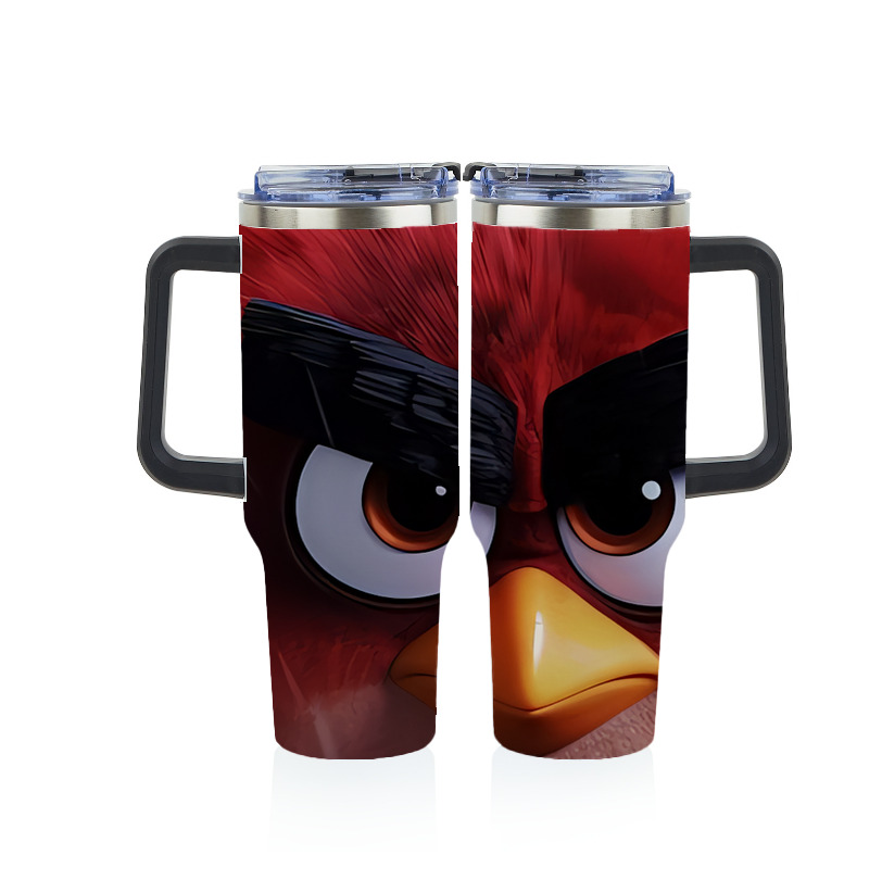 （画像用） Angry Birds アングリーバード 1200ｍLフルプリント車用タンブラー