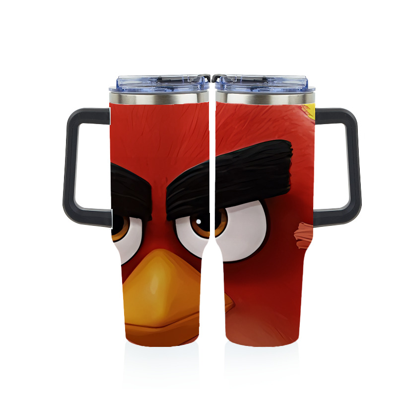 （画像用） Angry Birds アングリーバード 1200ｍLフルプリント車用タンブラー