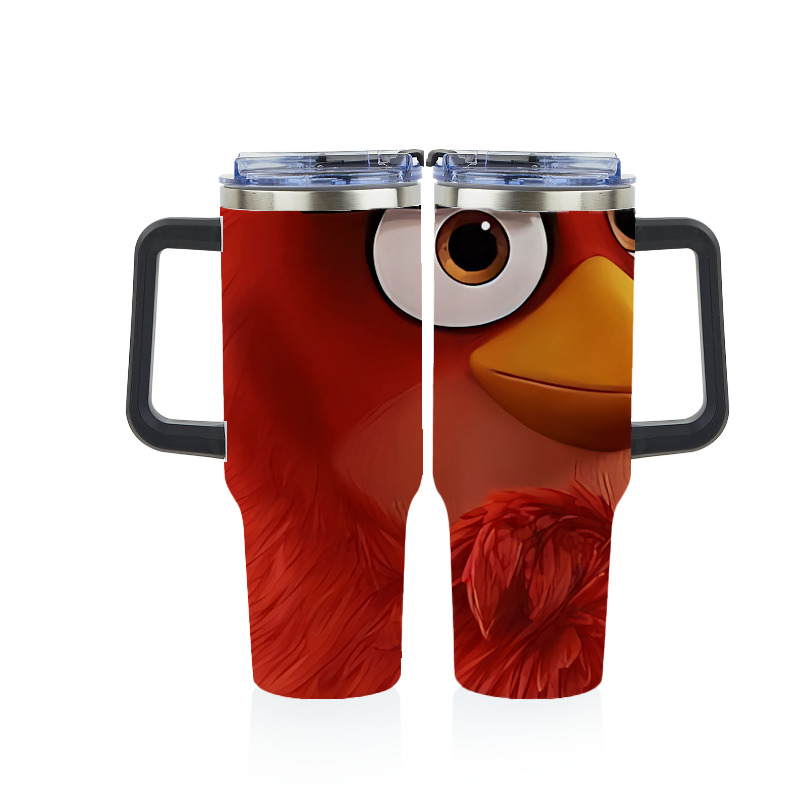 （画像用） Angry Birds アングリーバード 1200ｍLフルプリント車用タンブラー