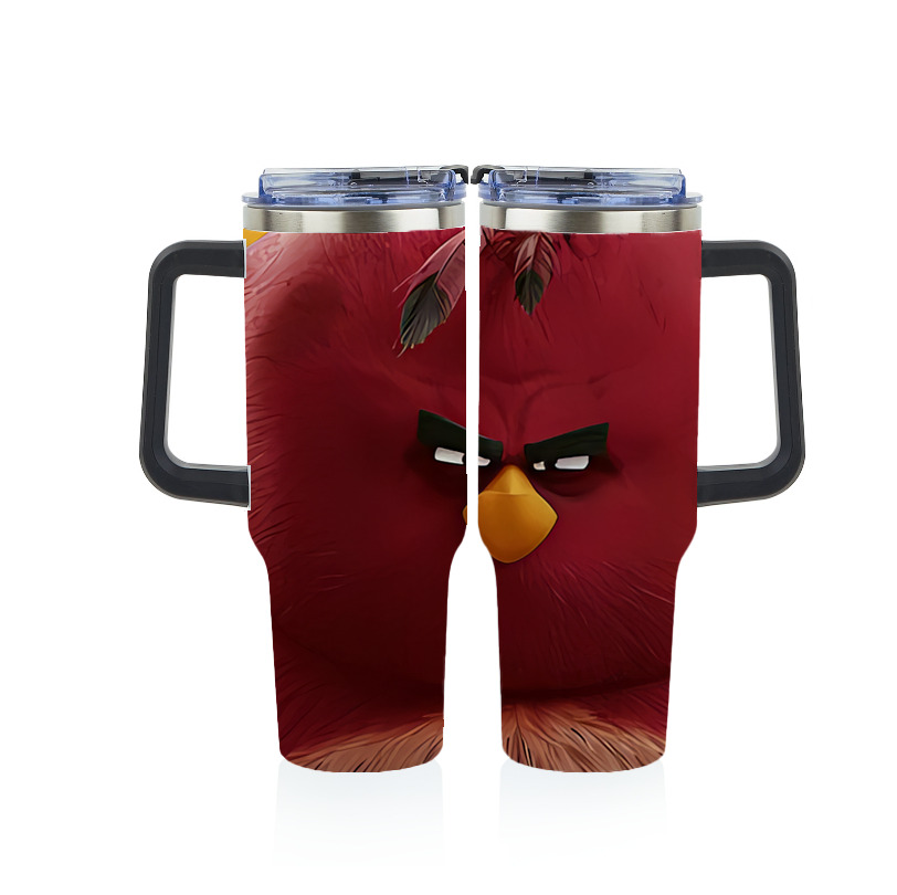 （画像用） Angry Birds アングリーバード 1200ｍLフルプリント車用タンブラー