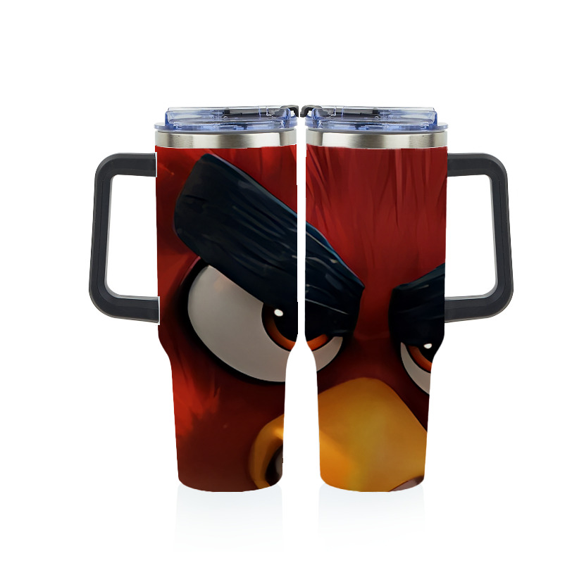 （画像用） Angry Birds アングリーバード 1200ｍLフルプリント車用タンブラー