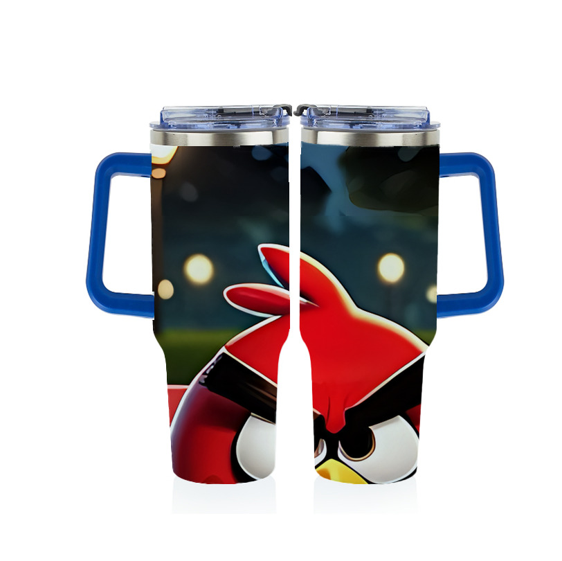 （画像用） Angry Birds アングリーバード 1200ｍLフルプリント車用タンブラー