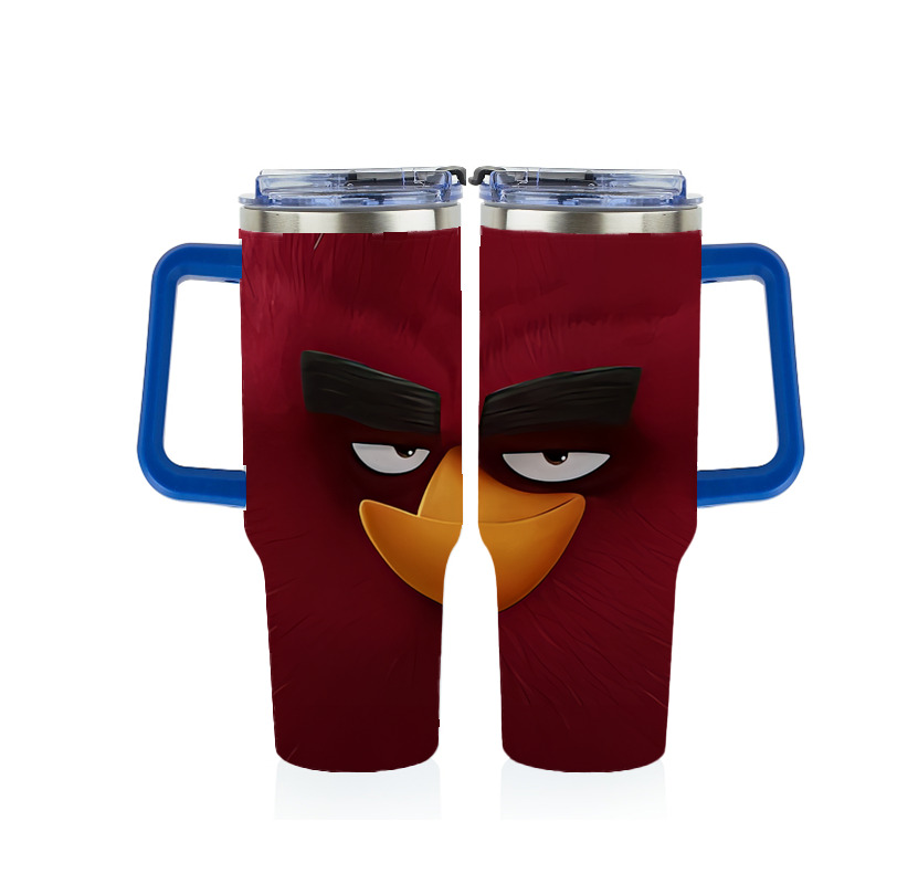 （画像用） Angry Birds アングリーバード 1200ｍLフルプリント車用タンブラー