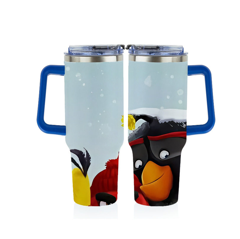 （画像用） Angry Birds アングリーバード 1200ｍLフルプリント車用タンブラー