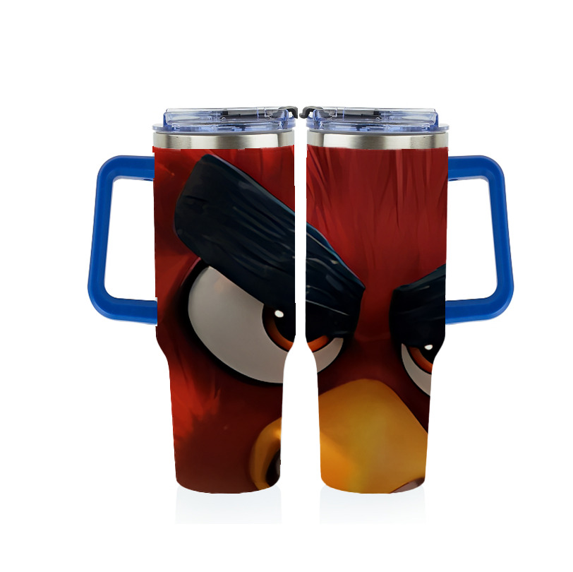 （画像用） Angry Birds アングリーバード 1200ｍLフルプリント車用タンブラー