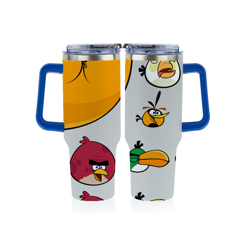 （画像用） Angry Birds アングリーバード 1200ｍLフルプリント車用タンブラー