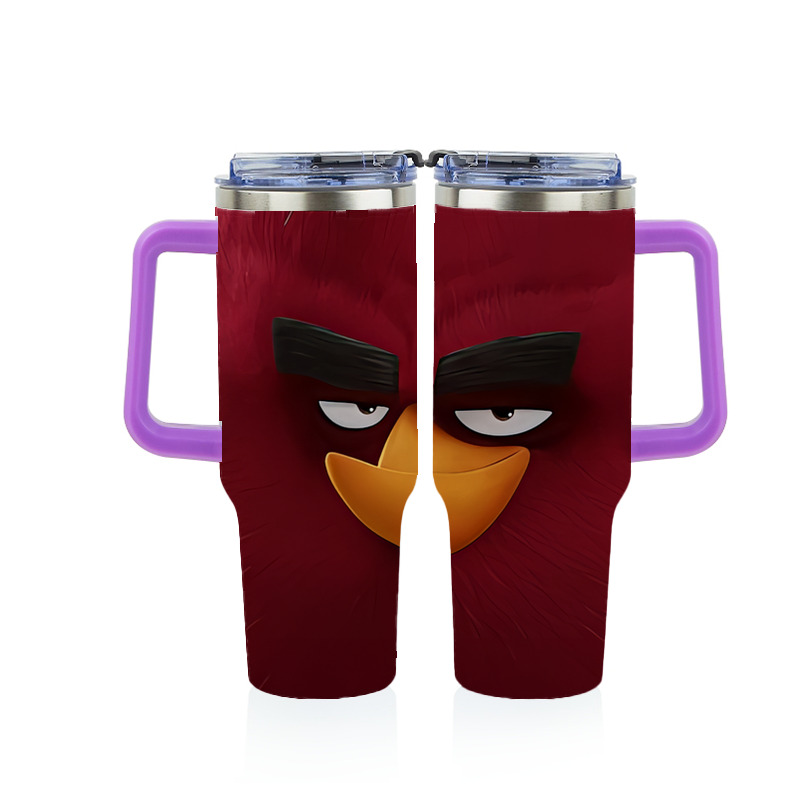 （画像用） Angry Birds アングリーバード 1200ｍLフルプリント車用タンブラー