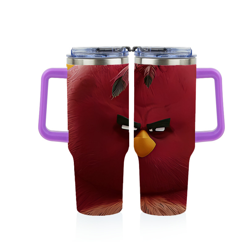 （画像用） Angry Birds アングリーバード 1200ｍLフルプリント車用タンブラー
