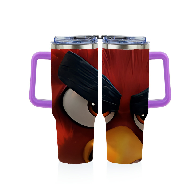 （画像用） Angry Birds アングリーバード 1200ｍLフルプリント車用タンブラー
