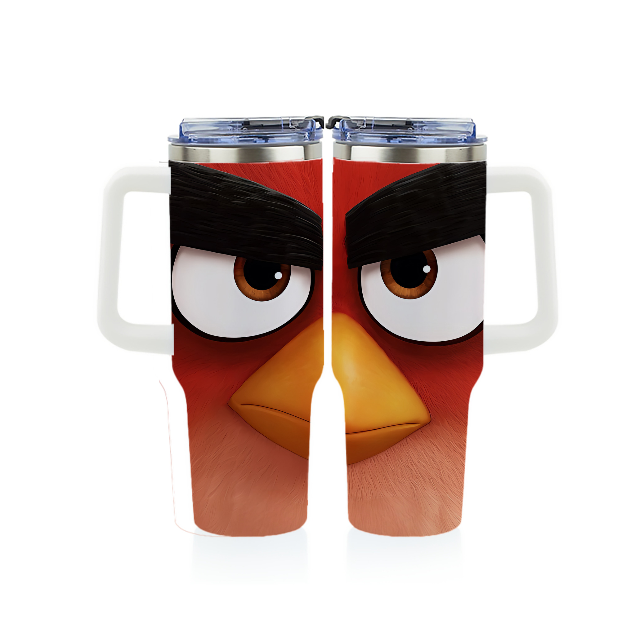 （画像用） Angry Birds アングリーバード 1200ｍLフルプリント車用タンブラー