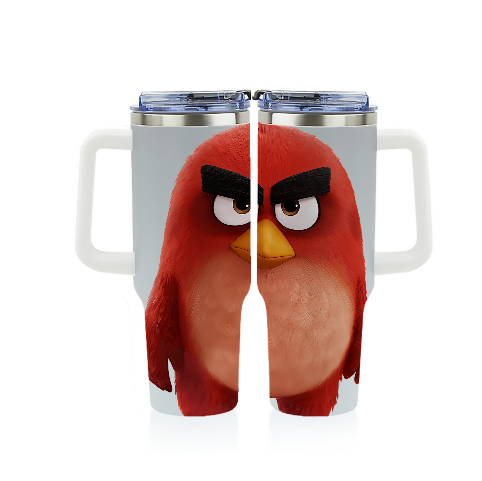 （画像用） Angry Birds アングリーバード 1200ｍLフルプリント車用タンブラー