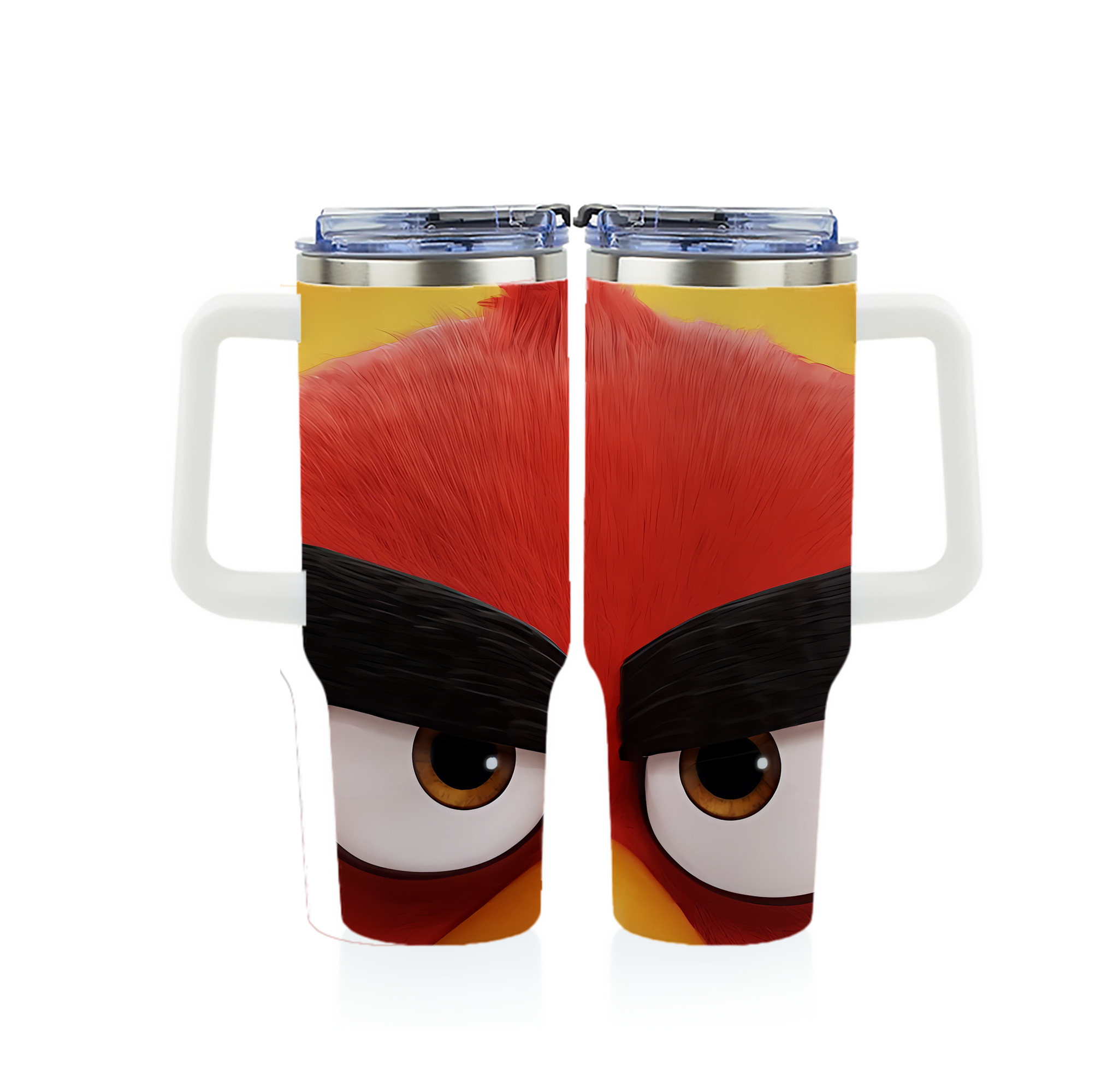 （画像用） Angry Birds アングリーバード 1200ｍLフルプリント車用タンブラー