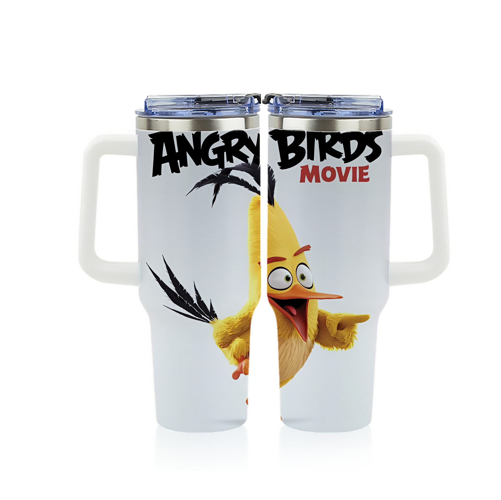 （画像用） Angry Birds アングリーバード 1200ｍLフルプリント車用タンブラー