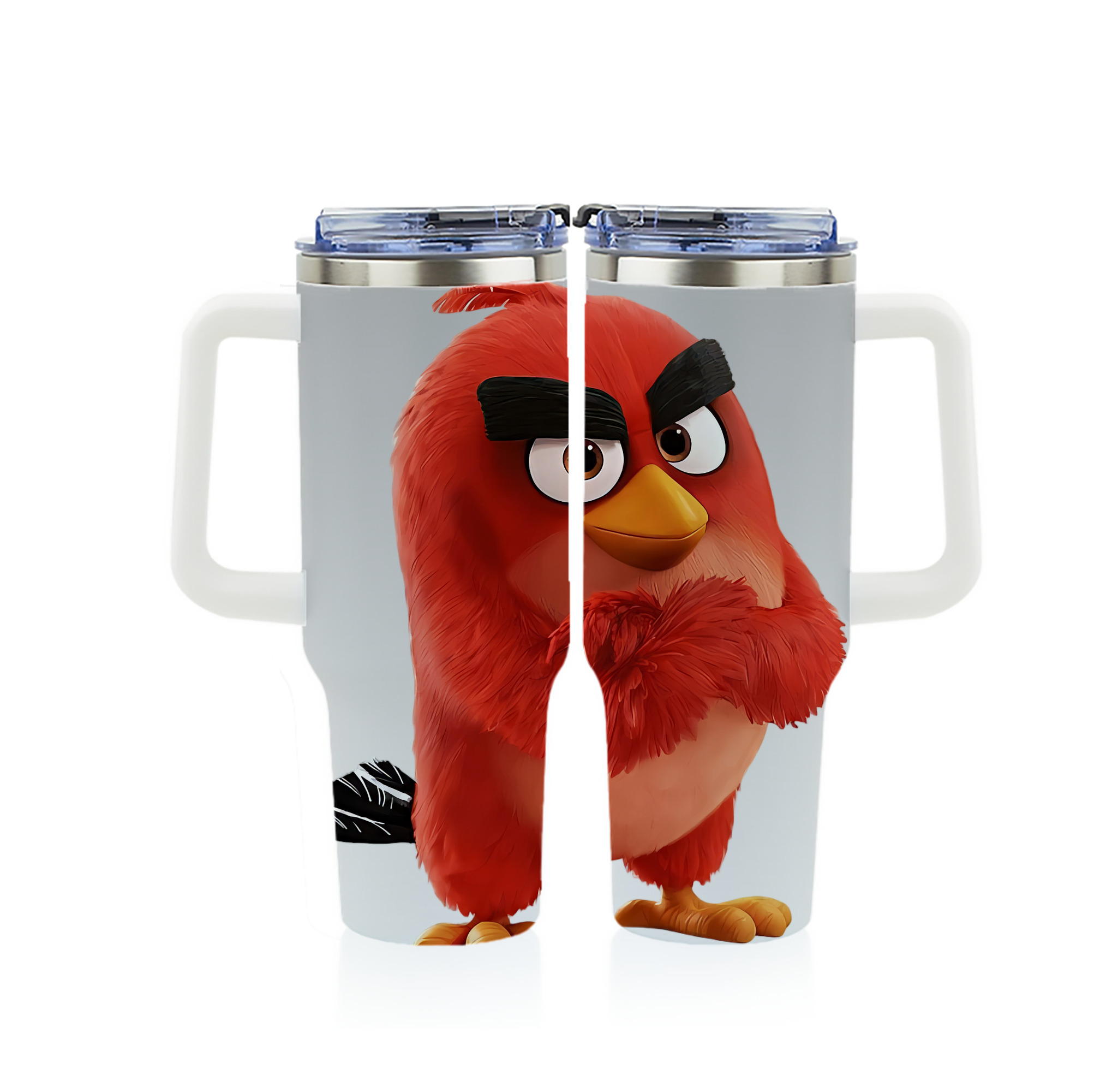 （画像用） Angry Birds アングリーバード 1200ｍLフルプリント車用タンブラー