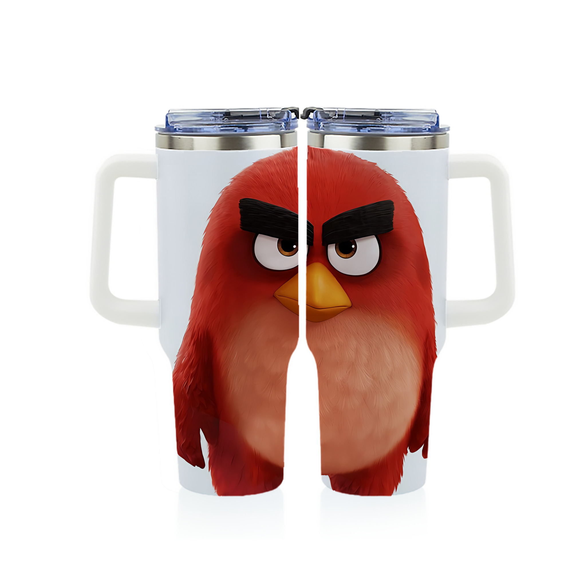 （画像用） Angry Birds アングリーバード 1200ｍLフルプリント車用タンブラー