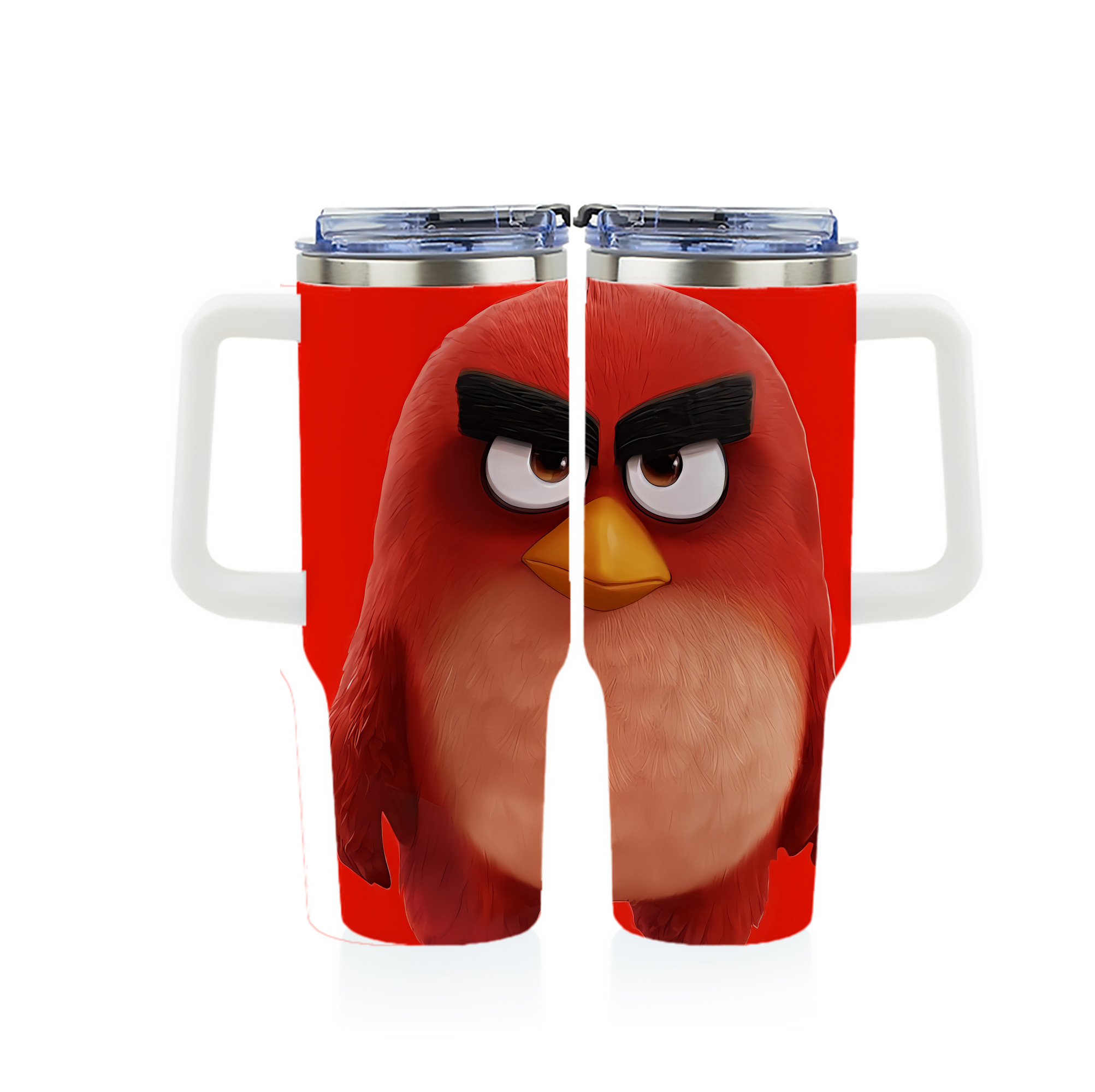 （画像用） Angry Birds アングリーバード 1200ｍLフルプリント車用タンブラー