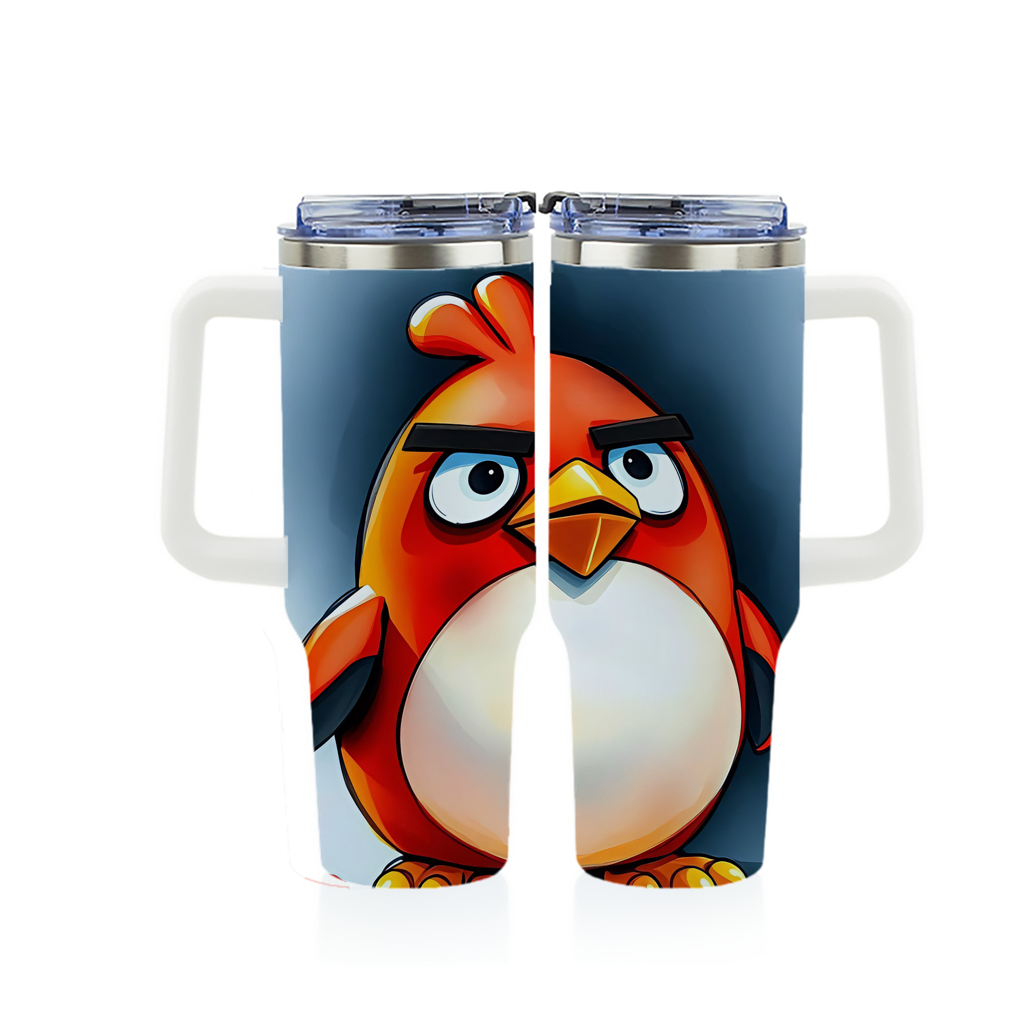 （画像用） Angry Birds アングリーバード 1200ｍLフルプリント車用タンブラー