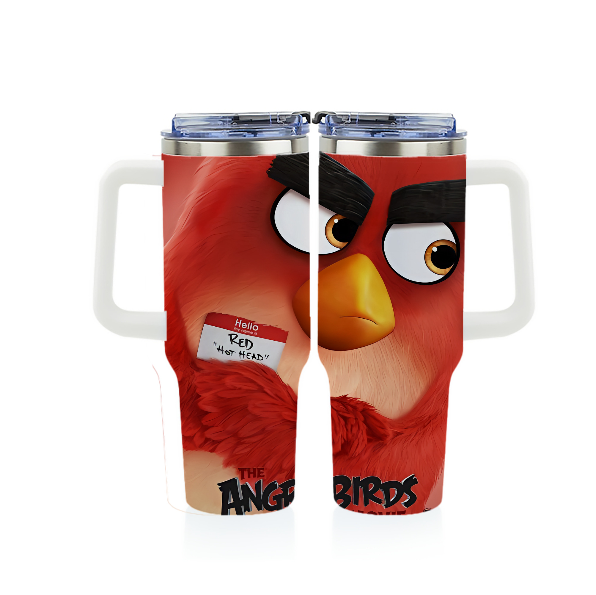 （画像用） Angry Birds アングリーバード 1200ｍLフルプリント車用タンブラー