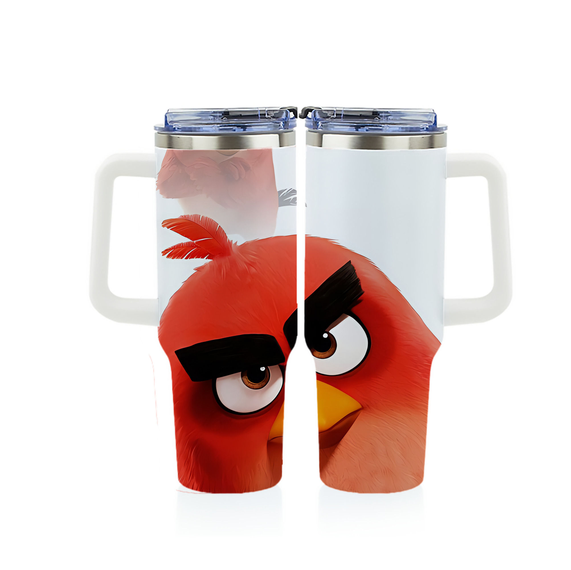 （画像用） Angry Birds アングリーバード 1200ｍLフルプリント車用タンブラー