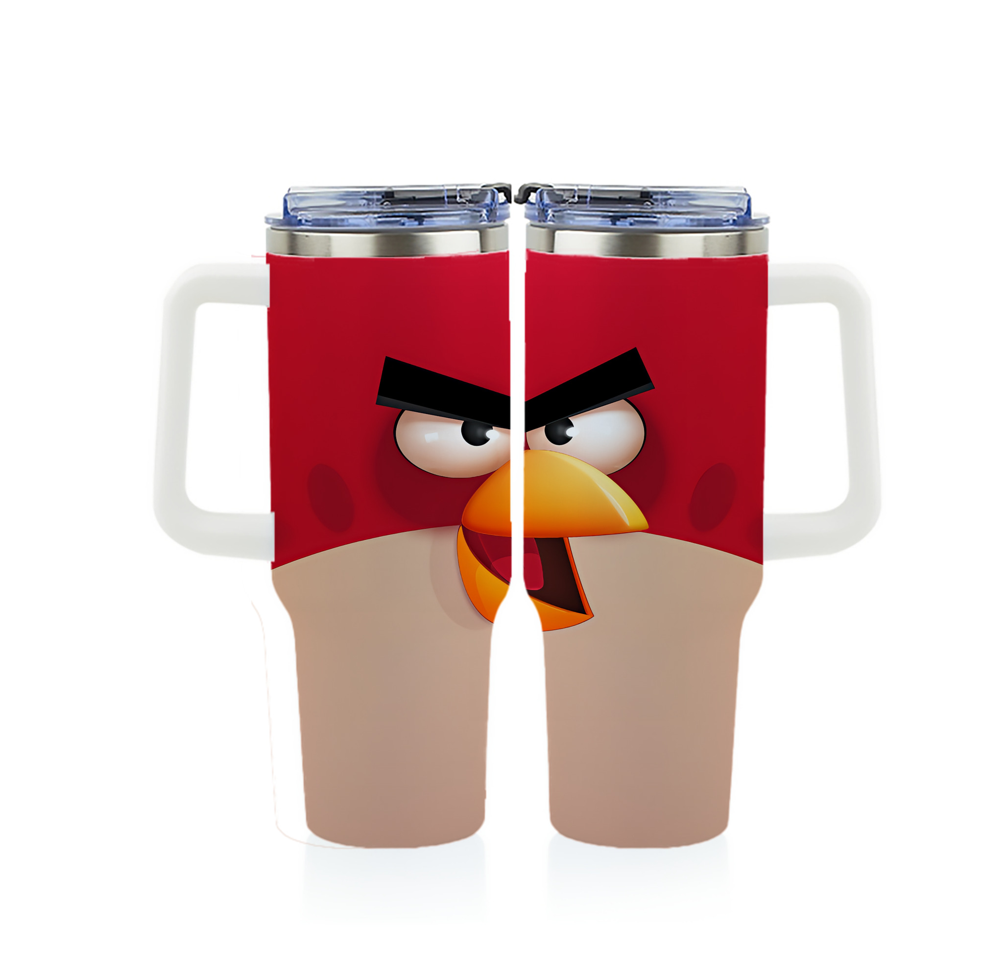 （画像用） Angry Birds アングリーバード 1200ｍLフルプリント車用タンブラー