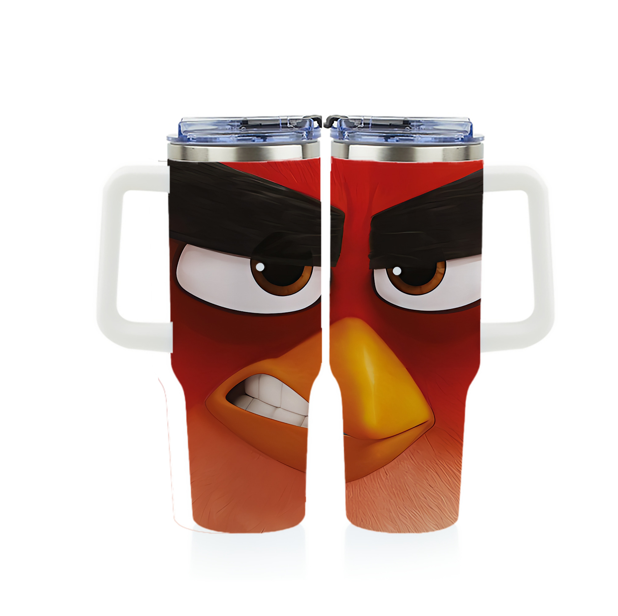 （画像用） Angry Birds アングリーバード 1200ｍLフルプリント車用タンブラー