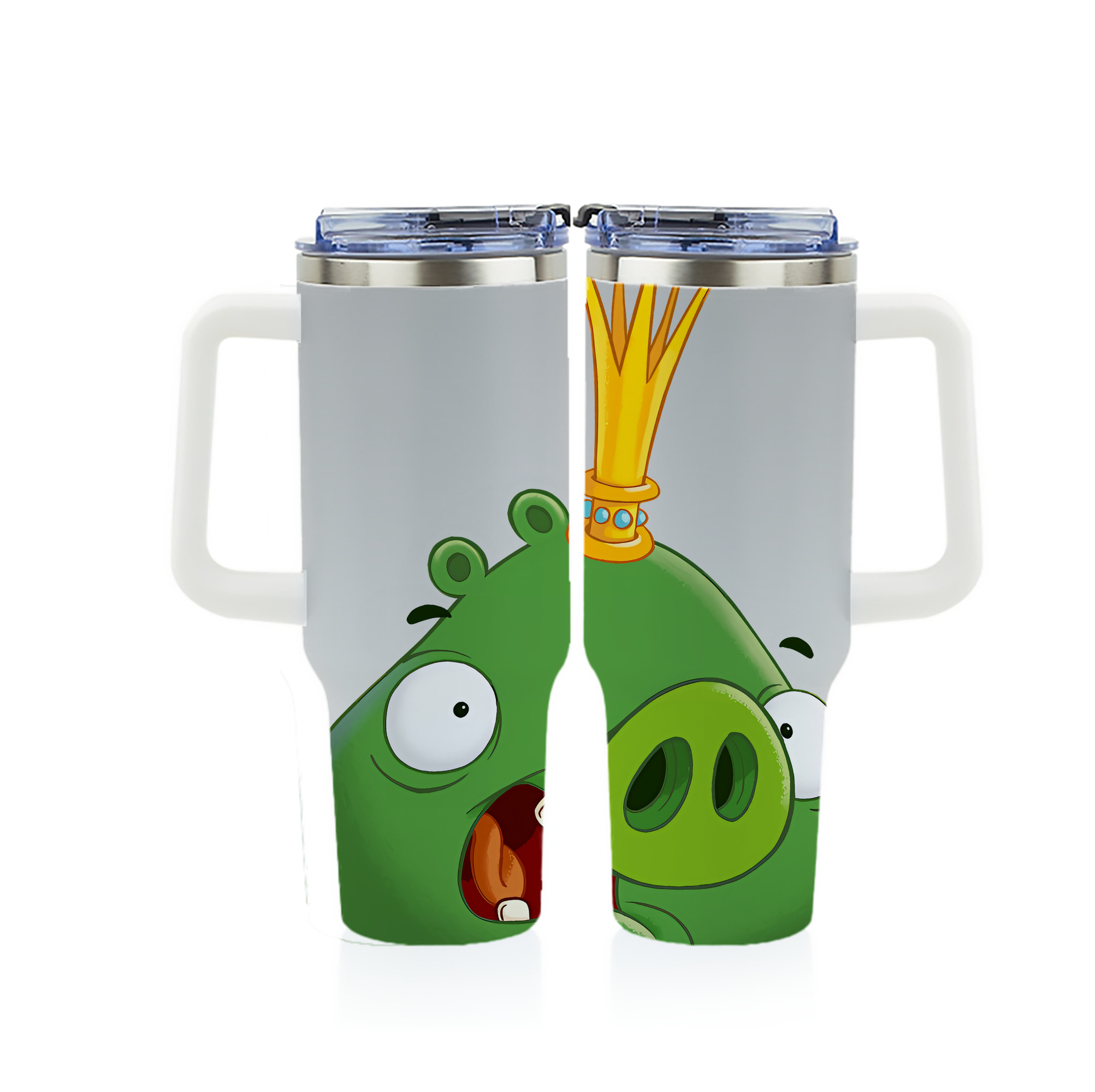 （画像用） Angry Birds アングリーバード 1200ｍLフルプリント車用タンブラー