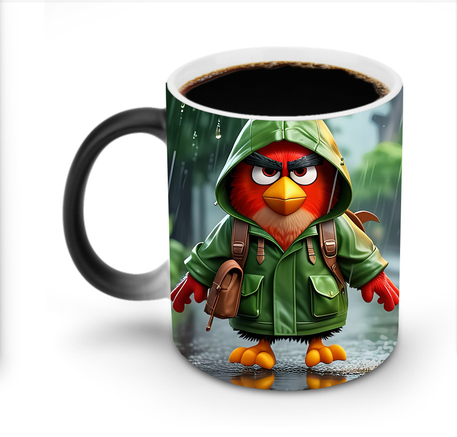 （画像用） Angry Birds アングリーバード 温度変色マグカップ