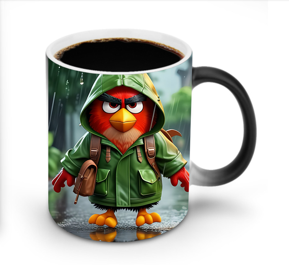 （画像用） Angry Birds アングリーバード 温度変色マグカップ