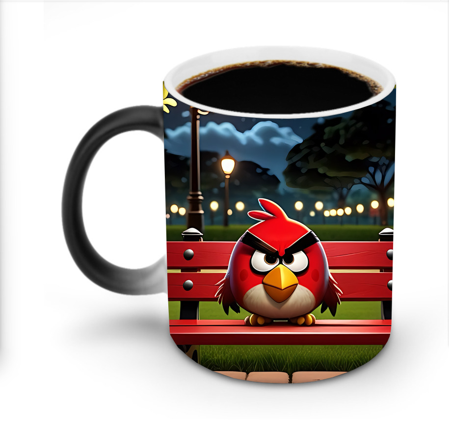 （画像用） Angry Birds アングリーバード 温度変色マグカップ